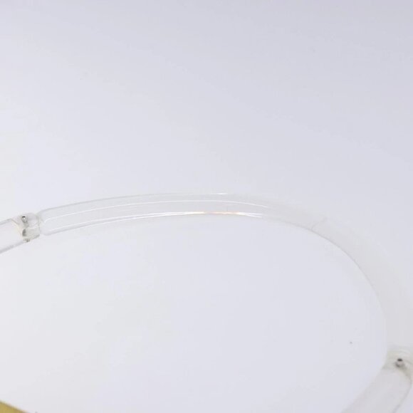 PRADA Shoulder Bag Nylon Plastic Yellow Silver Auth - Picture 12 of 16